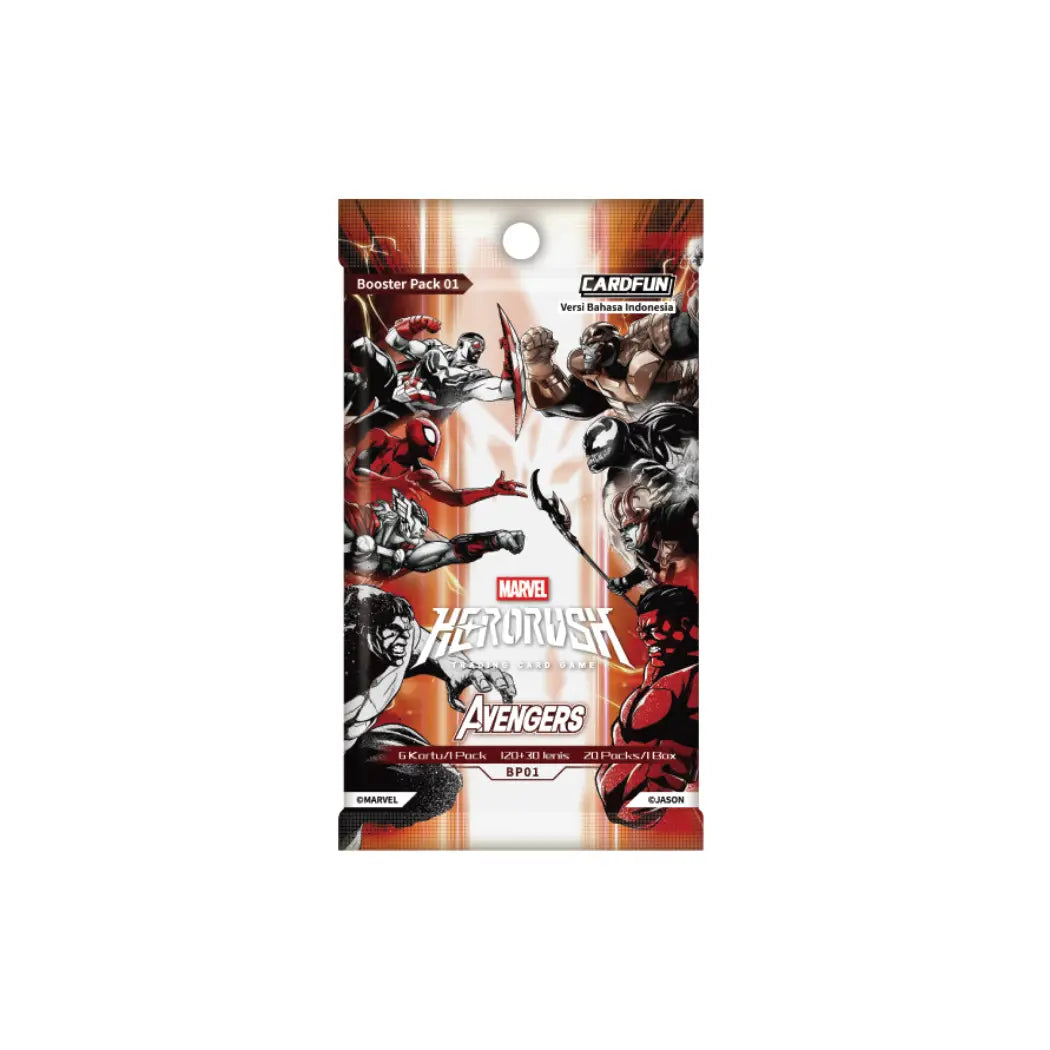Marvel Hero Rush BP-01 Sealed Booster Box English Version