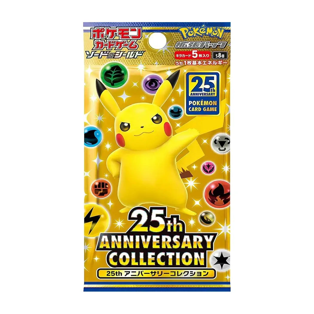 Pokemon Card Game Japanese 25th Anniversary Collection S8a Booster Pack