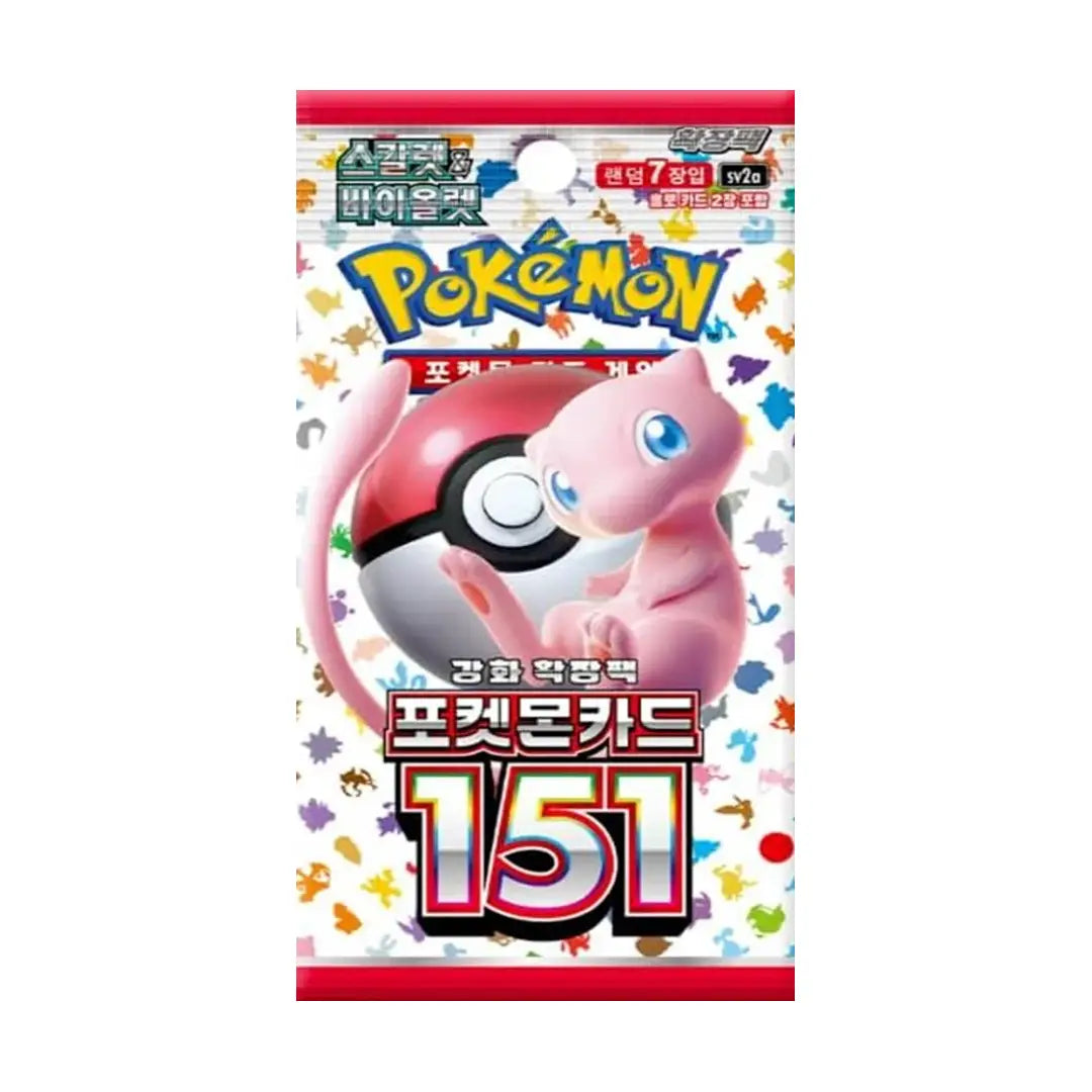 Pokemon Card Scarlet & Violet 151 sv2a Booster Pack Expansion Korean