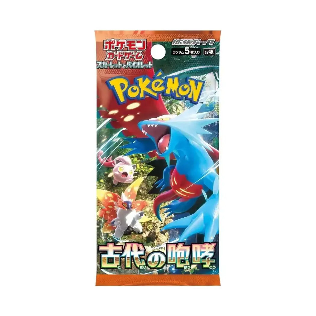 Pokemon SV4K Ancient Roar Booster Pack Japanese 5 Cards - PokeTCG