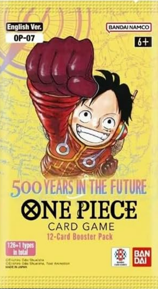Bandai | One Piece Card Game: Booster Display - in The Future (OP-07) | Trading Card Display | for Kids Age 6+ (English Version)
