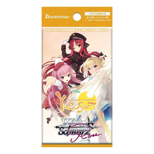 Weiss Schwarzrose Booster Pack Yuzu Soft Box