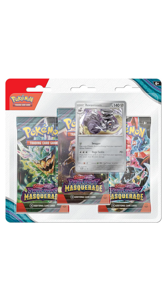 Pokémon TCG: Scarlet & Violet—Twilight Masquerade Three-Booster Blister - Random Character