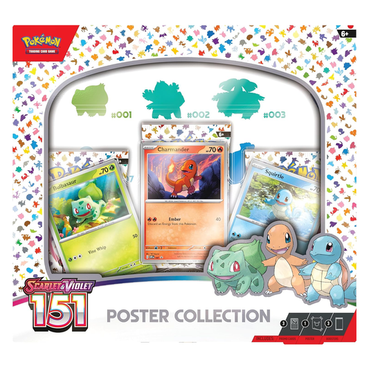 Pokemon TCG Scarlet & Violet 3.5 Pokemon 151 Poster Collection
