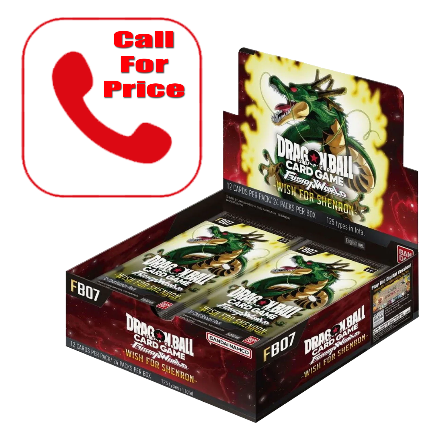(Call For Price) Dragon Ball Super Fusion World: FB07 Wish for Shenron Booster Box (English Version)