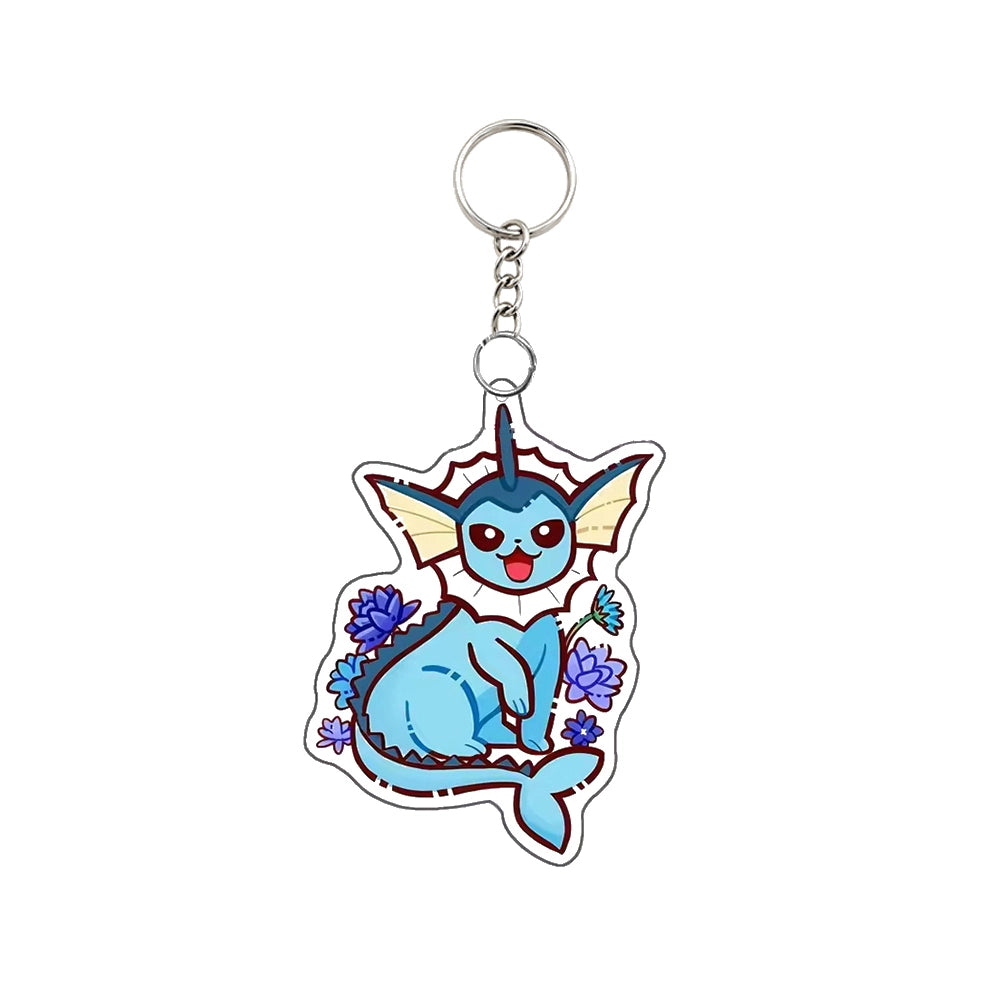 Pokémon Flareon Acrylic Keychain – Cute Anime Keyring