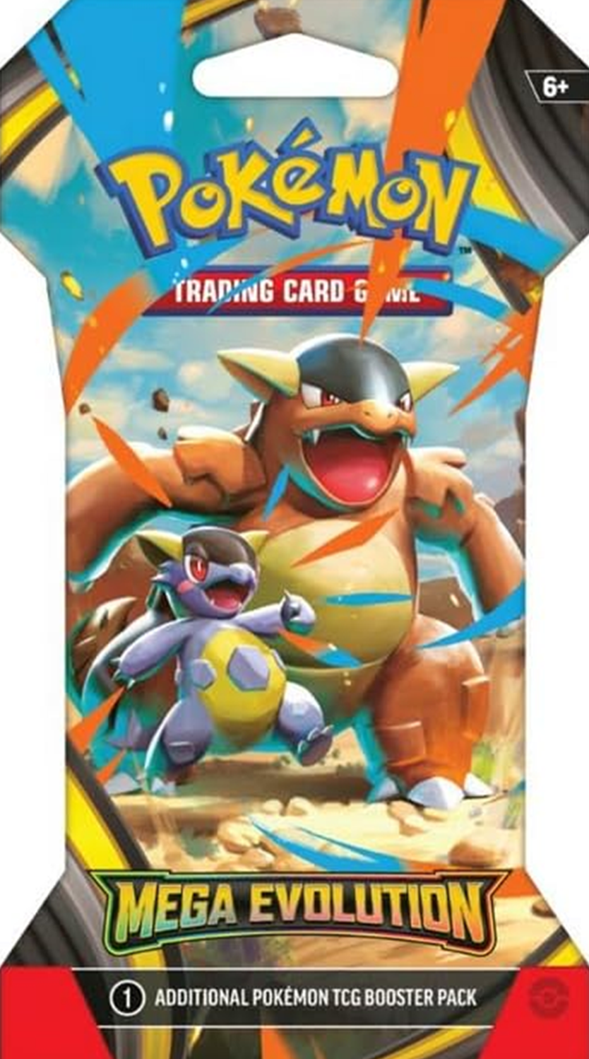 Pokemon TCG: Mega Evolution Sleeved Booster Pack (English Version)
