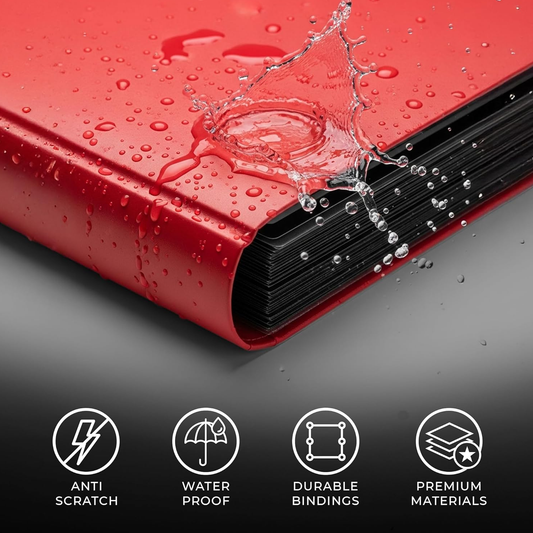 CardGuard Trading Card Binder Pro-Folio – 4 Pocket Binder - Side-Loading Album, Durable & Acid-Free Storage for Pokémon, YuGiOh, MTG, TCG, Game & Sports Cards