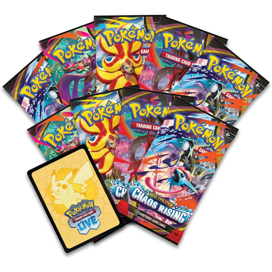 Pokémon Chaos Rising Elite Trainer Box – Premium Mega Evolution Edition