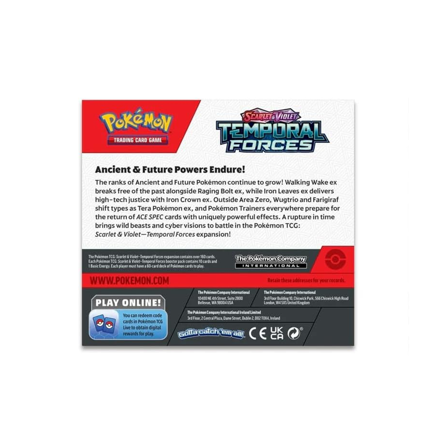 Pokemon TCG: Scarlet and Violet - Temporal Forces Booster Display Box - 36 Packs
