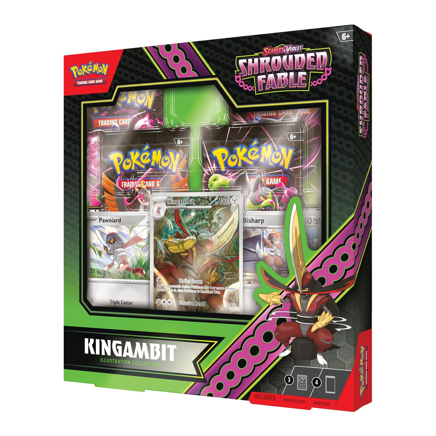 Pokemon TCG: Scarlet and Violet Shrouded Fable: KINGAMBIT Illustration Collection
