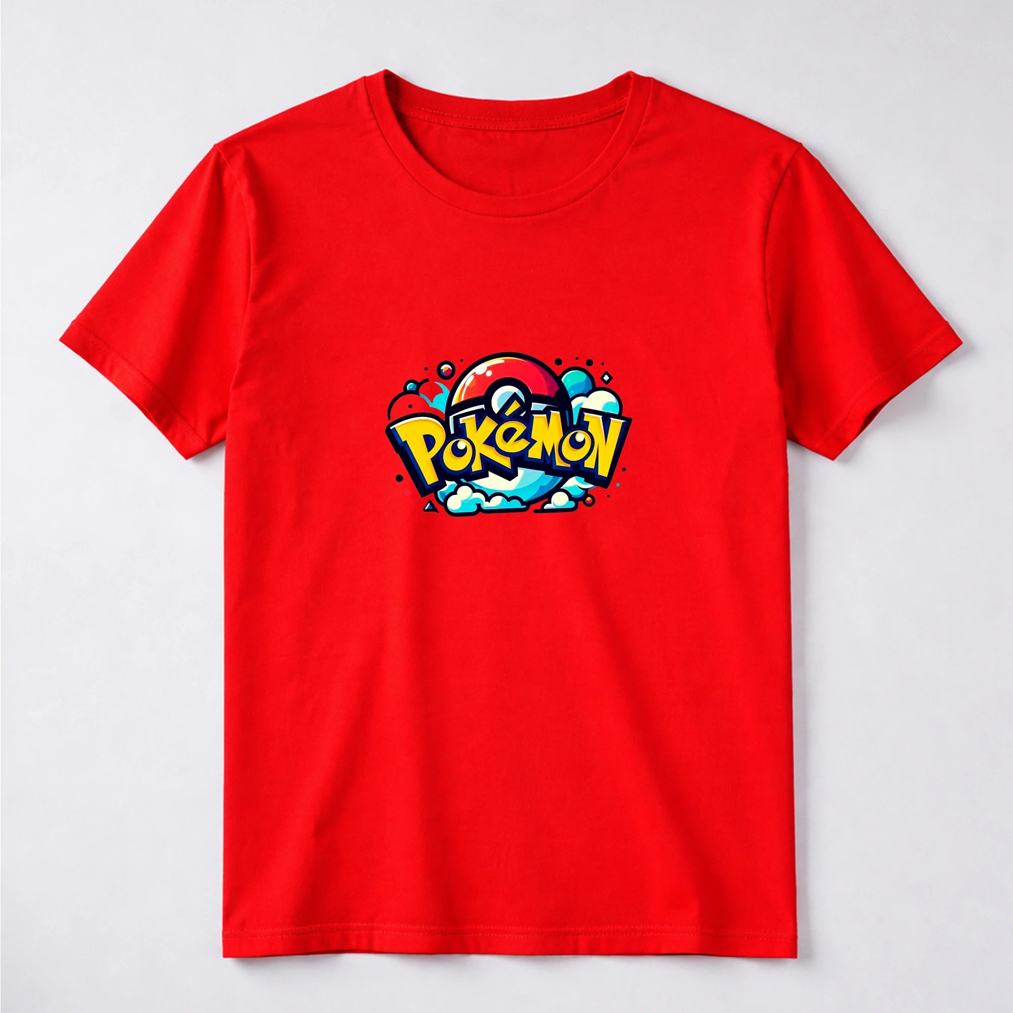 Stylized Poké Ball Illustration T-Shirt - Pokémon Streetwear Stylized Poké Ball Illustration T-Shirt - Pokémon Streetwear