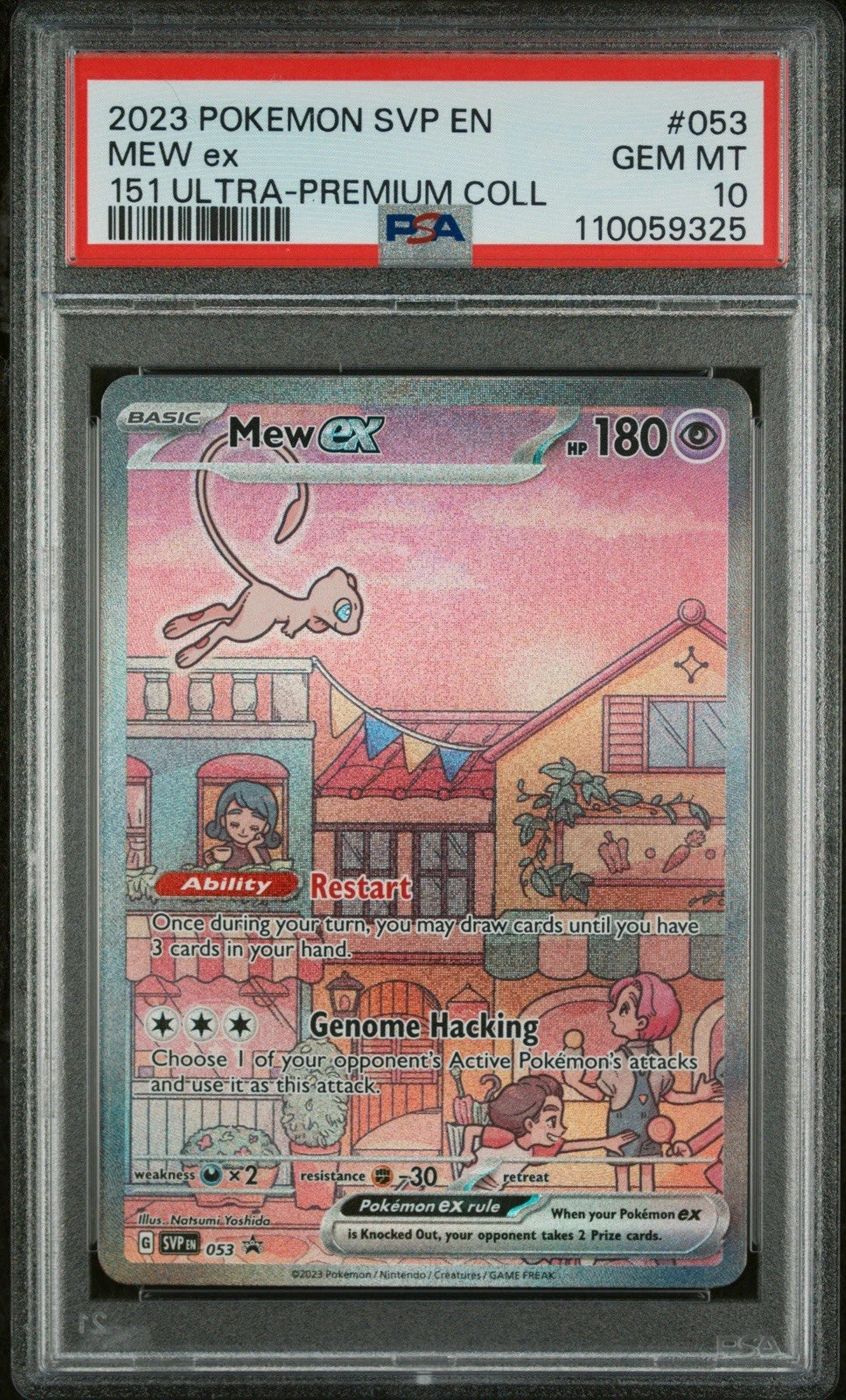 2023 POKEMON SVP EN-SV PROMO 151 ULTRA-PREMIUM COLLECTION #053 MEW EX PSA 10 (English Version)