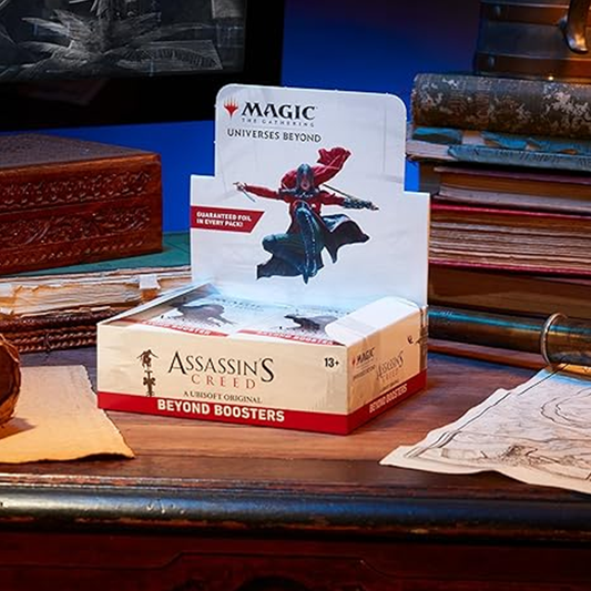 Assassin’s Creed Beyond Booster Box | 24 Beyond Boosters (7 Cards in Each Pack) | Collectible Trading Card Game for Ages 13+