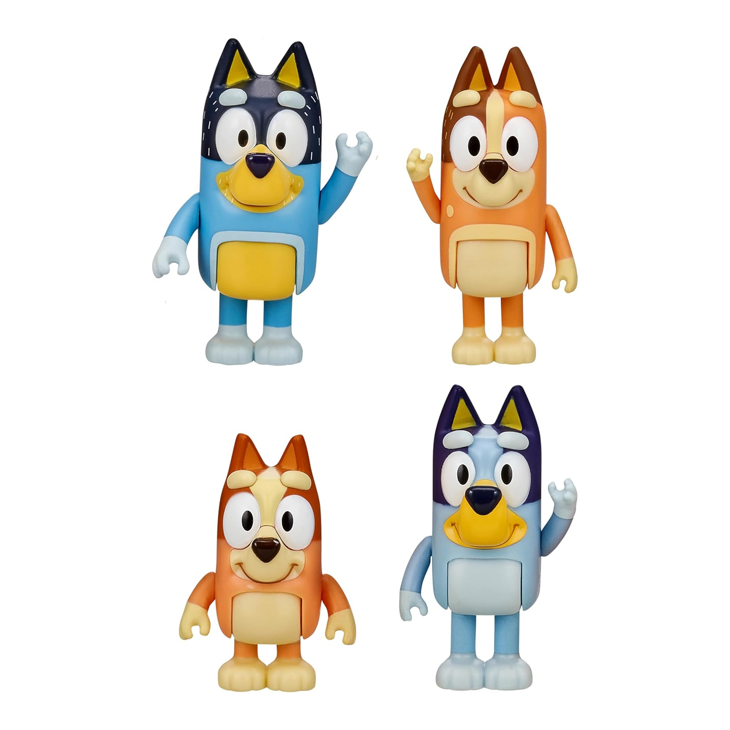 Robust Poseable Character Toys with Bingo, Chilli, and Bandit Figures