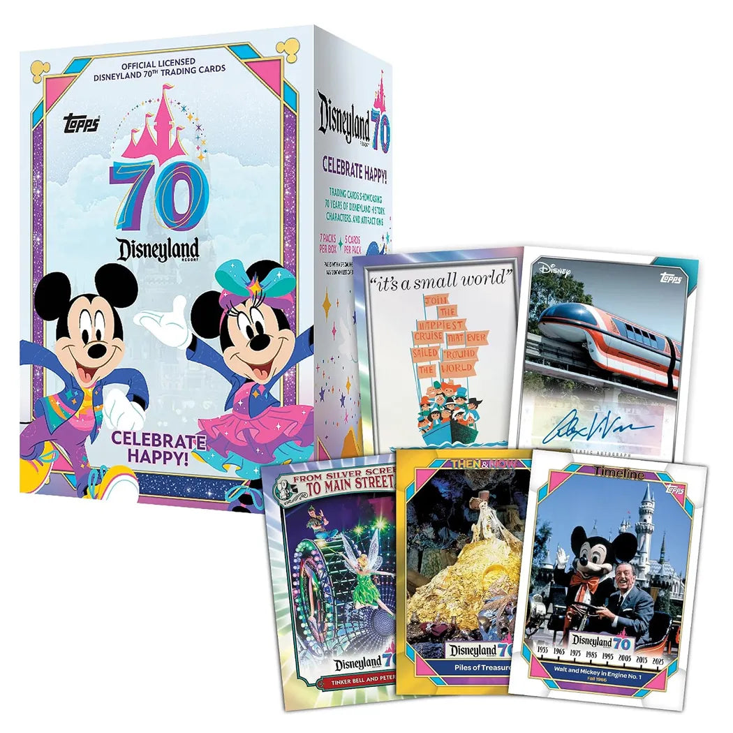 2025 Topps Disneyland 70th Anniversary Value Box – Factory Sealed Collector Edition