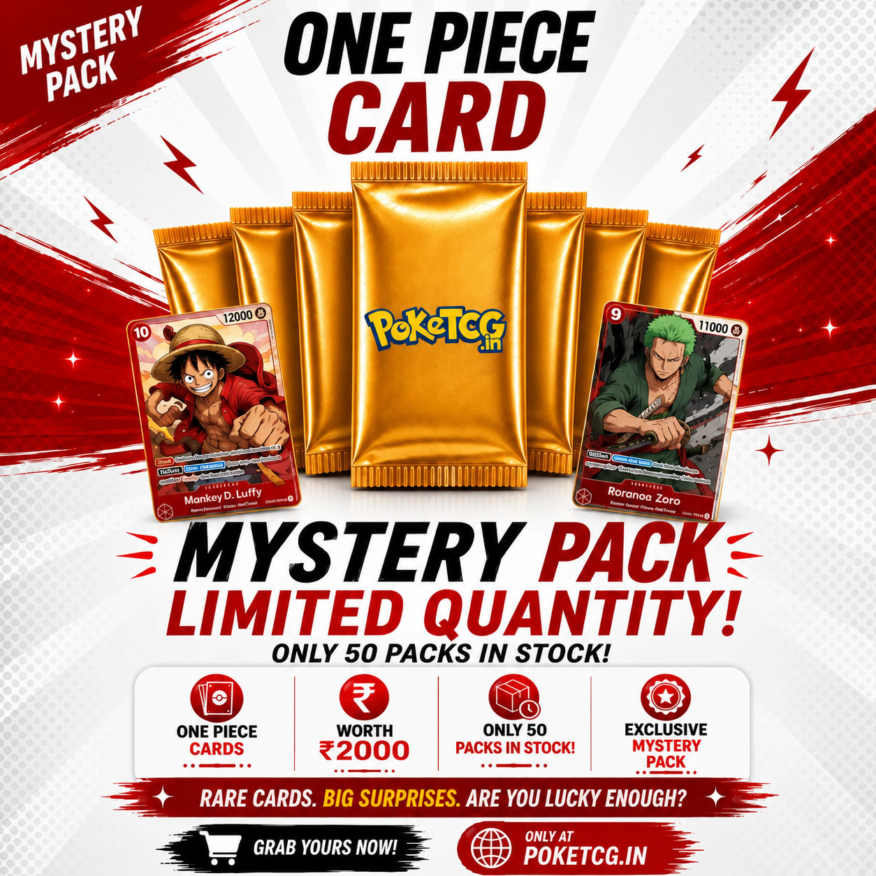 Exclusive Mystery Collection One Piece Cards