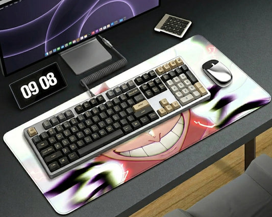 Gear 5 Luffy Mousepad Close-Up Anime Desk Mat Power Design | PokeTCG