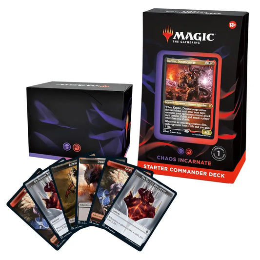 MTG Starter Commander Deck Chaos Incarnate Black Red - PokeTCG