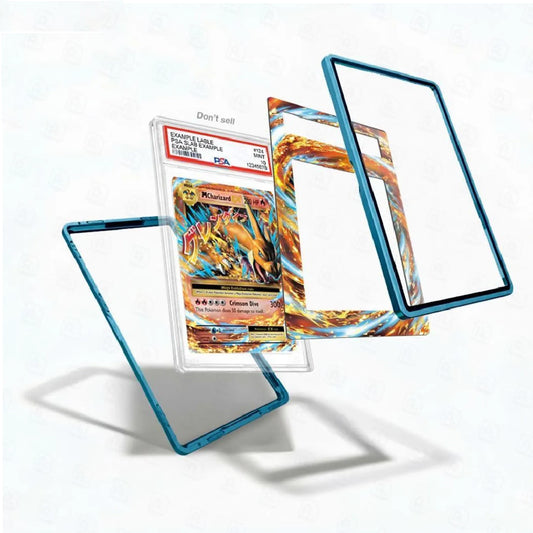 M Charizard EX 12/108 Extended Art Graded Display Case inner view
