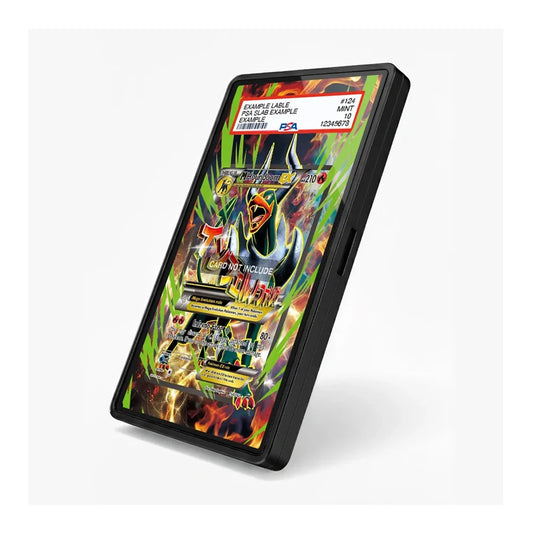 A black rectangular electronic device, likely a portable speaker or audio player, shown at an angle on a light gray background. The screen displays a colorful graphic featuring the band Slipknot's 'Death and the Devil' album art, with a white label at the top containing text such as 'SLIPKNOT' and 'DEATH AND THE DEVIL'.