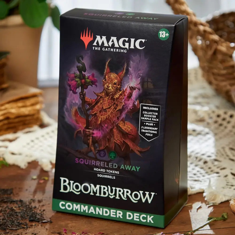 Magic MTG Bloomburrow Commander Deck – Squirreled Away (100 Cards)