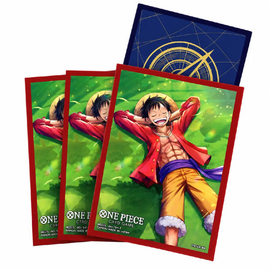 One Piece TCG Official Monkey D. Luffy Card Sleeves for Trading Card Protection