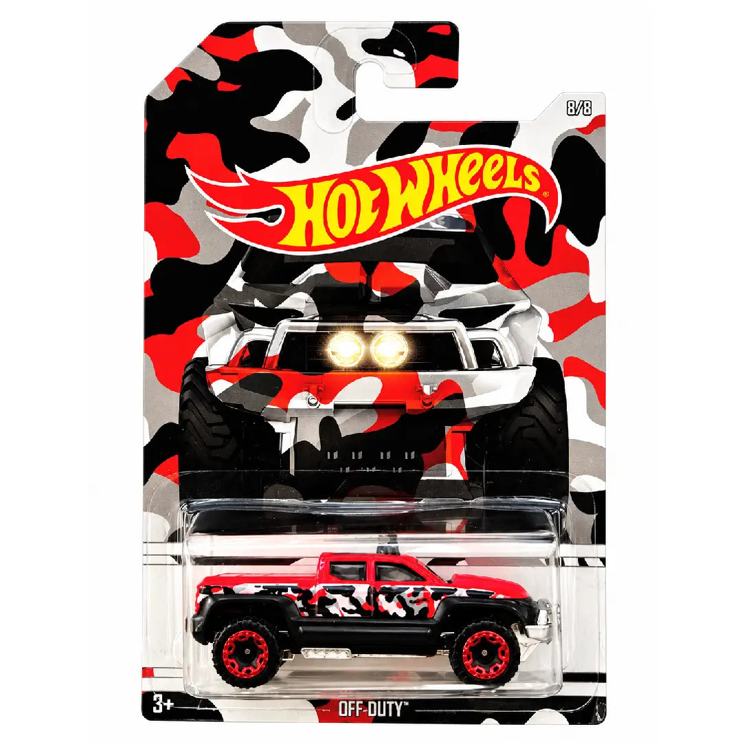 Hot Wheels Off-Duty Imported Mainline – 1:64 Diecast Custom Pickup Truck