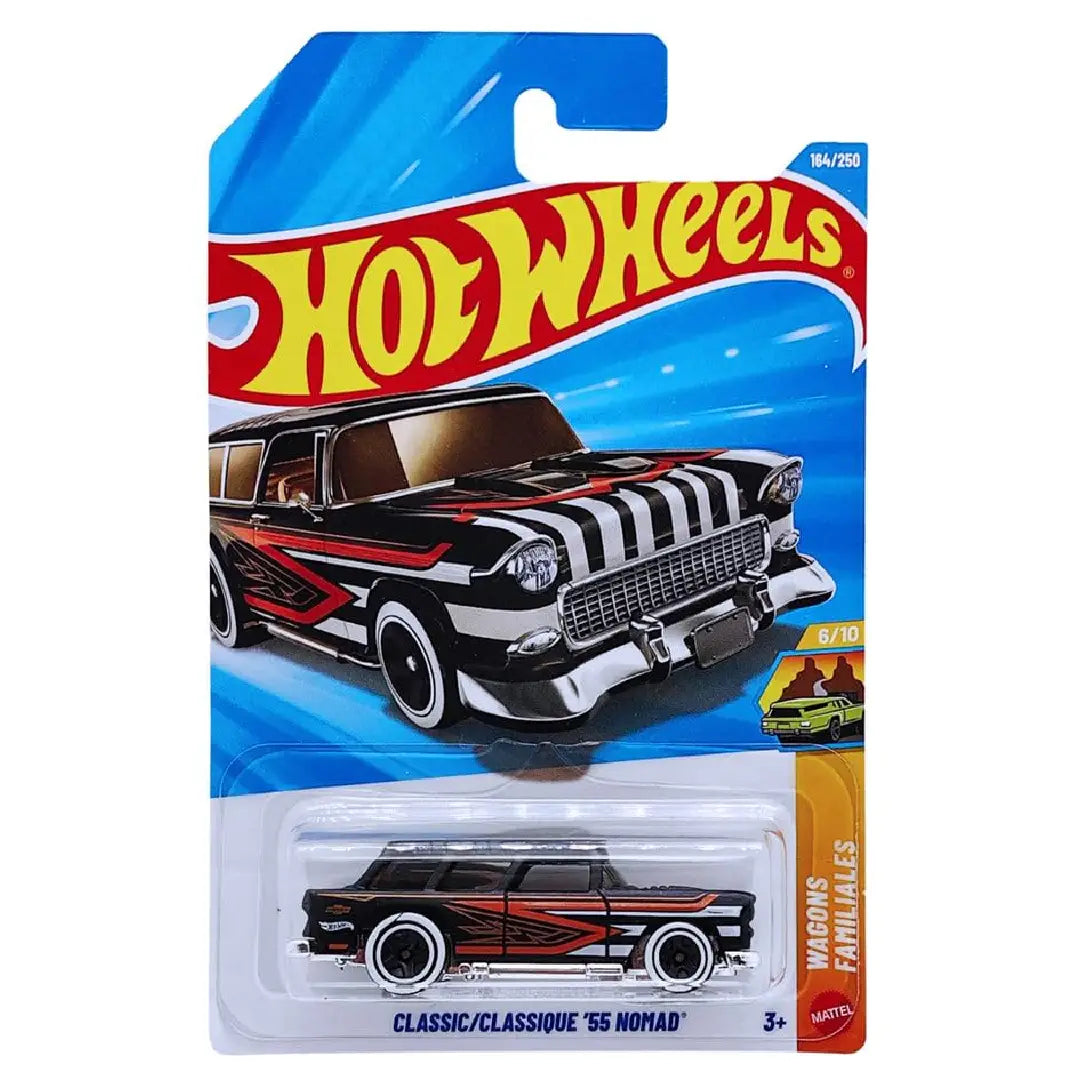 Hot Wheels Classic '55 Nomad Black 2026 Wagons 164/250 – 1:64 Diecast Car