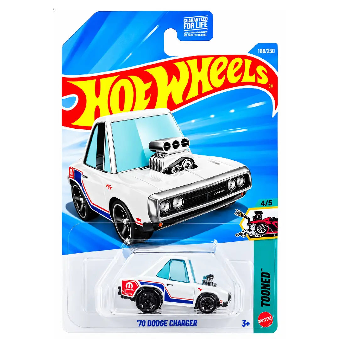 Hot Wheels '70 Dodge Charger Imported Mainline – 1:64 Classic American Muscle Car