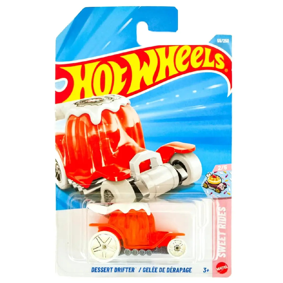 Hot Wheels Dessert Drifter – 1:64 Diecast Fantasy Car