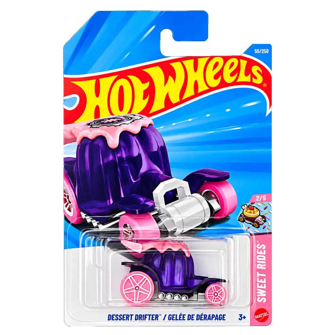 Hot Wheels Dessert Drifter Purple – 1:64 Diecast Car