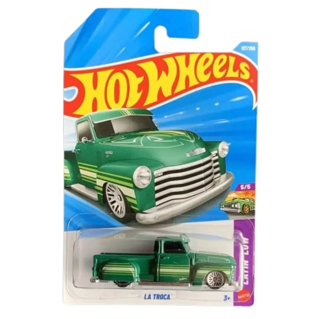 Hot Wheels La Troca Green Layin' Low 137/250 1:64