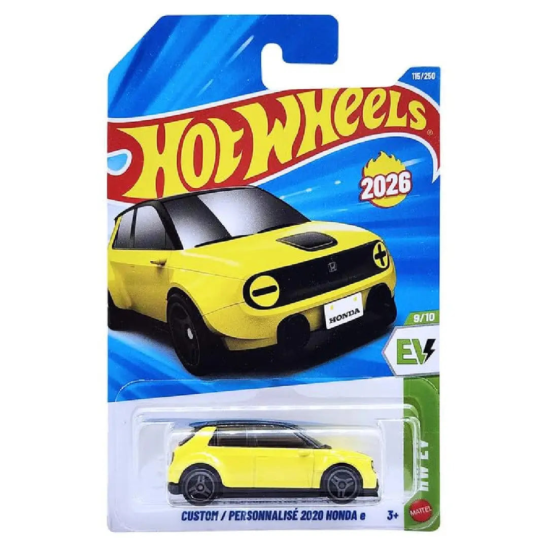 Hot Wheels Custom 2020 Honda e Yellow HW EV 115/250 1:64