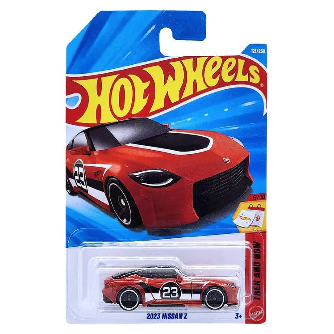 Hot Wheels 2023 Nissan Z Orange Then and Now 121/250 1:64