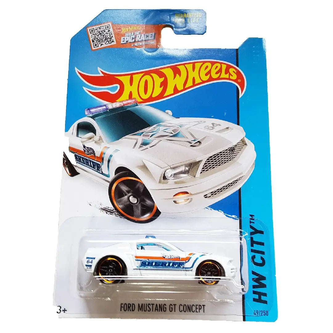 Hot Wheels Ford Mustang GT Concept White HW City 49/250 1:64