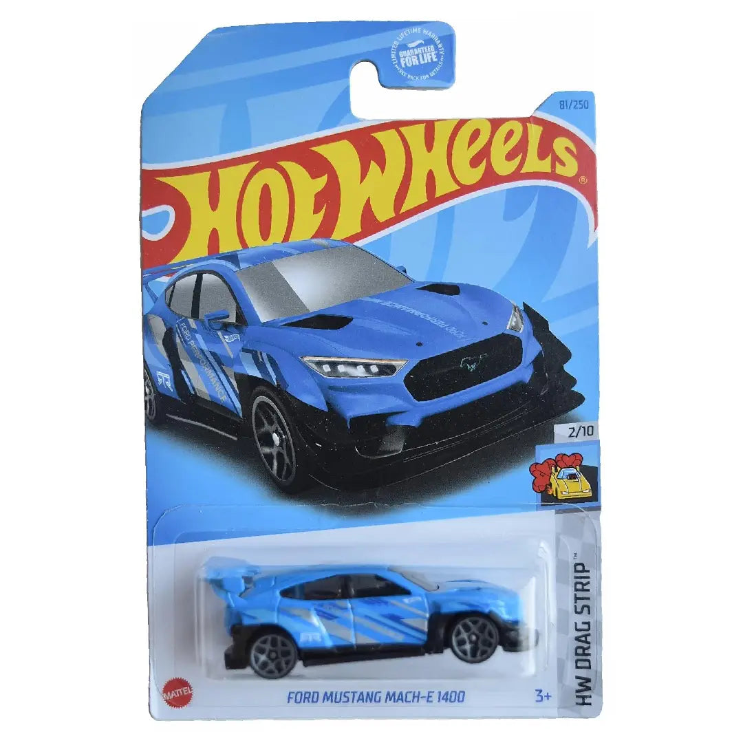 Hot Wheels Ford Mustang Mach-E 1400 Blue HW Drag Strip 81/250 1:64