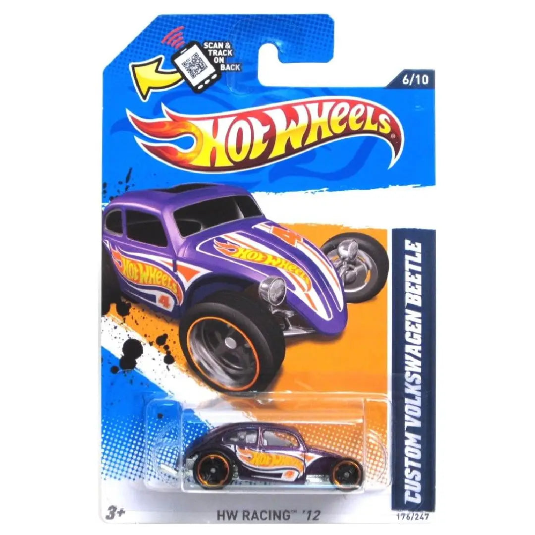 Hot Wheels Custom Volkswagen Beetle Purple 176/247 1:64