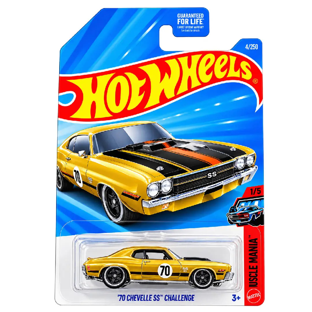 Hot Wheels '70 Dodge Hemi Challenger Gold Night Speed 36/250 1:64