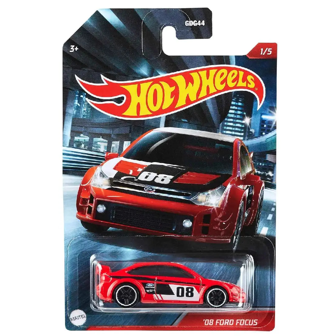 Hot Wheels '08 Ford Focus 2020 Cult Racers 1/5 1:64 Diecast
