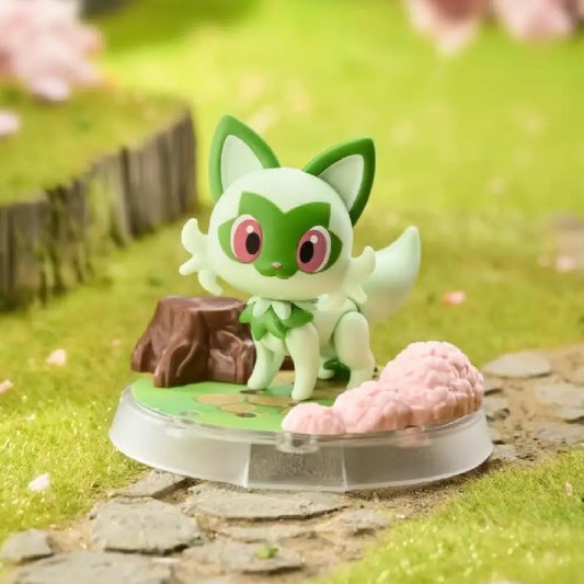 Sprigatito Blokees Pokémon Collectible Statue Figure Model Size S - PokeTCG