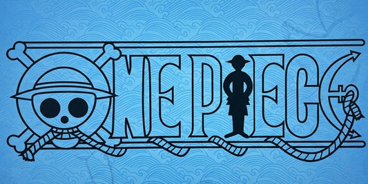 One Piece Blue Logo Gaming Mousepad Extended Desk Mat - PokeTCG