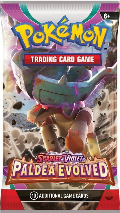 Pokémon trading card game pack featuring Paldea Evolved theme