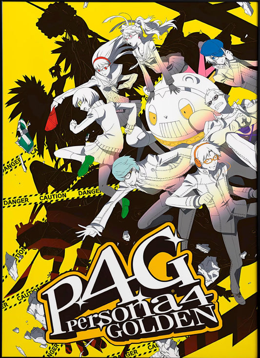 Persona 4 Golden Action Anime Poster P4G Yellow Chaos Art - PokeTCG