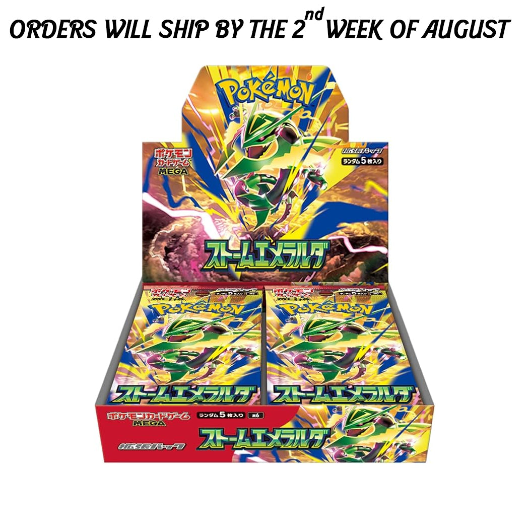 japanese pokemon card expansions Paradise Dragona Booster Pack - Pokemon Cards and modern Mega Evolution cards Pokmon MEGA Storm Emerald Booster