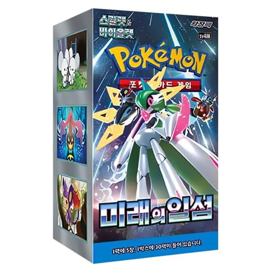 Pokémon TCG Future Flash Booster Box Korean Version – Official Scarlet & Violet expansion pack available at Poketcg.in