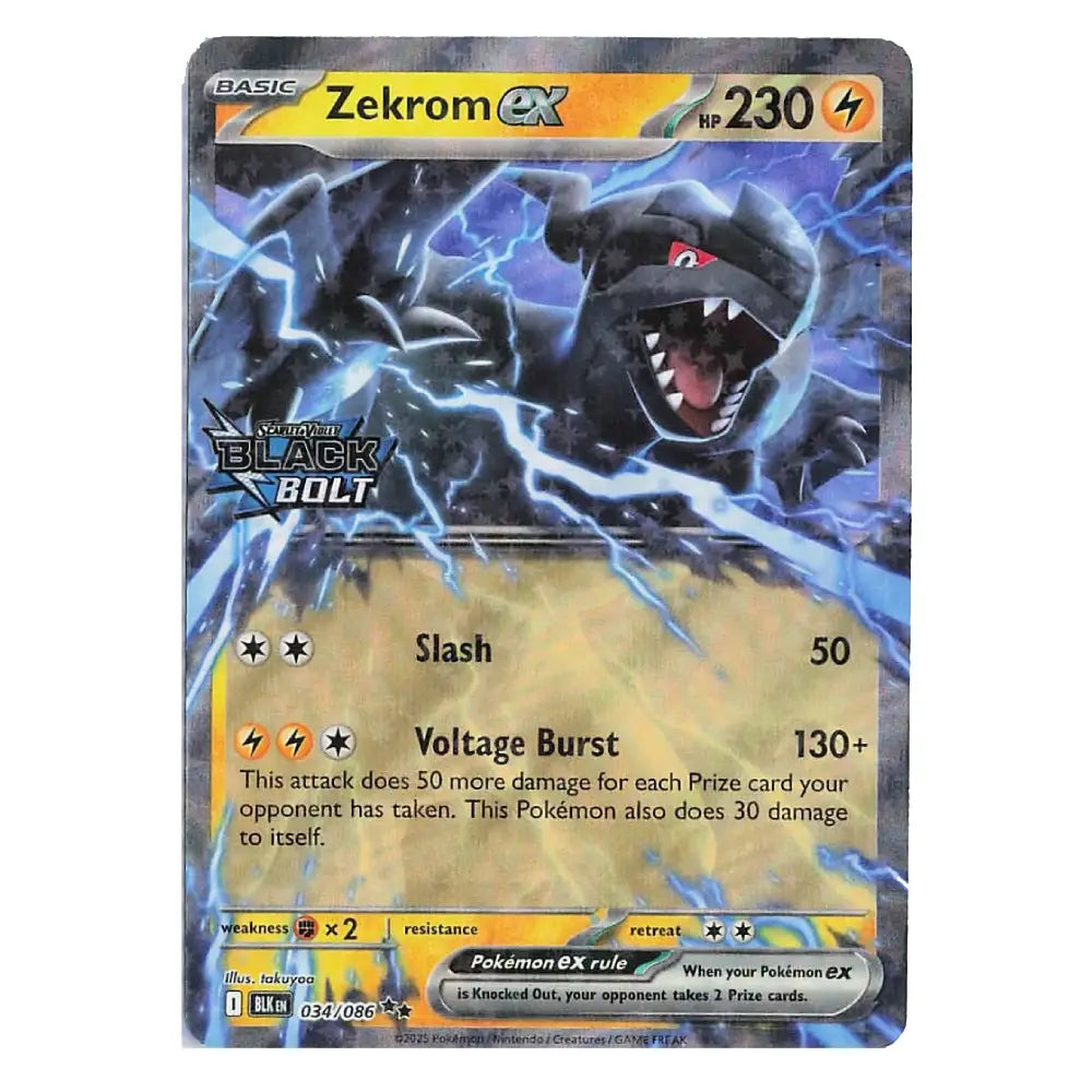 Buy Zekrom ex 034/086 Stamped Card