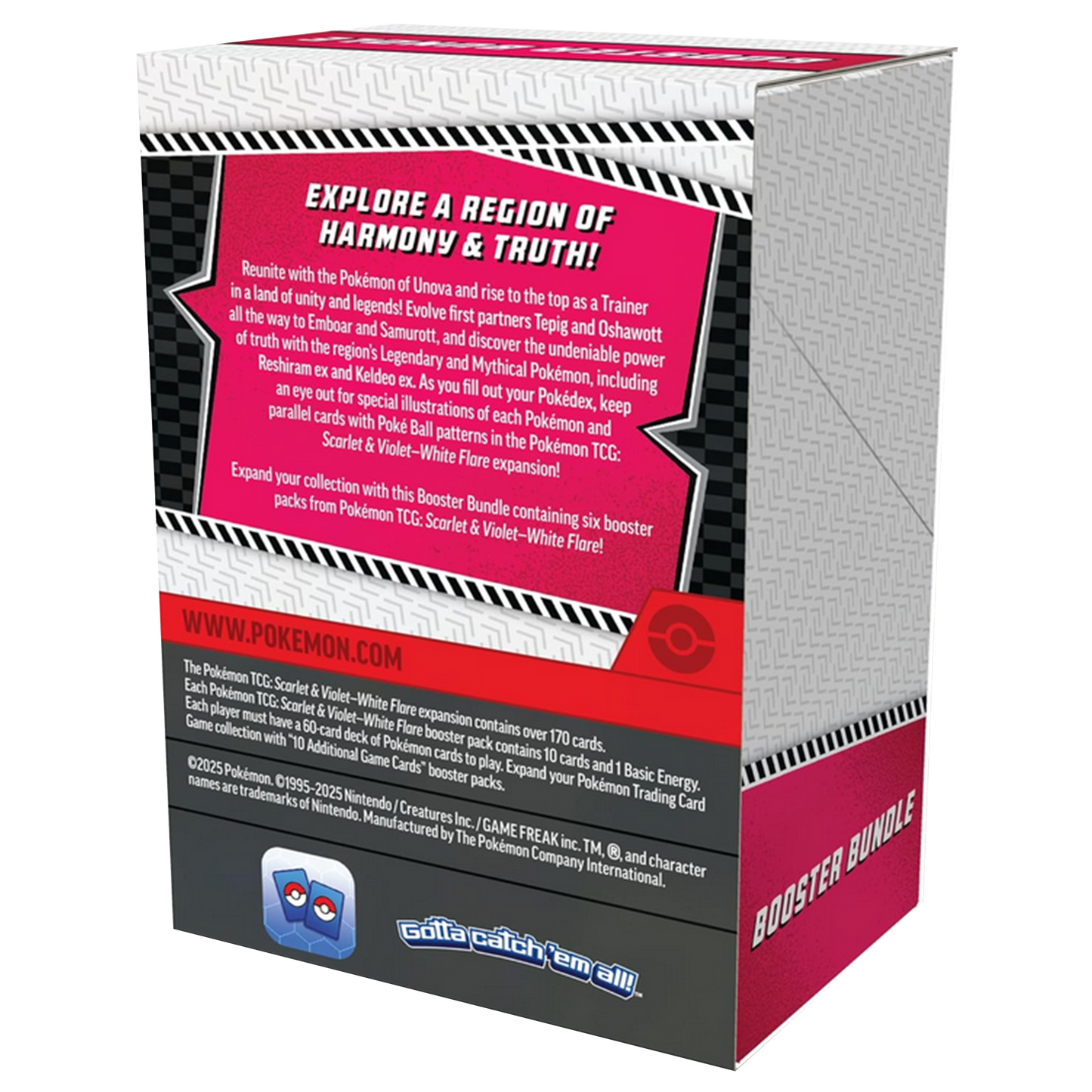 Pokémon trading card game booster bundle box with text and branding.