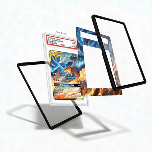 Reshiram & Charizard GX 20234 Extended Art Graded Display Case inner viiew
