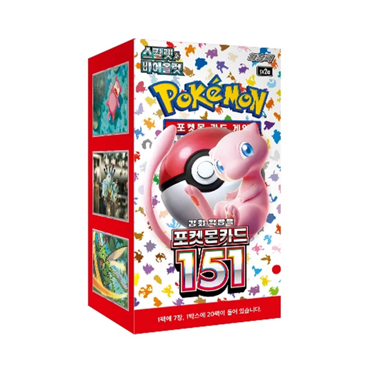 Pokémon TCG Scarlet & Violet 151 SV2A Booster Box Korean Version – Official expansion pack from Poketcg.in